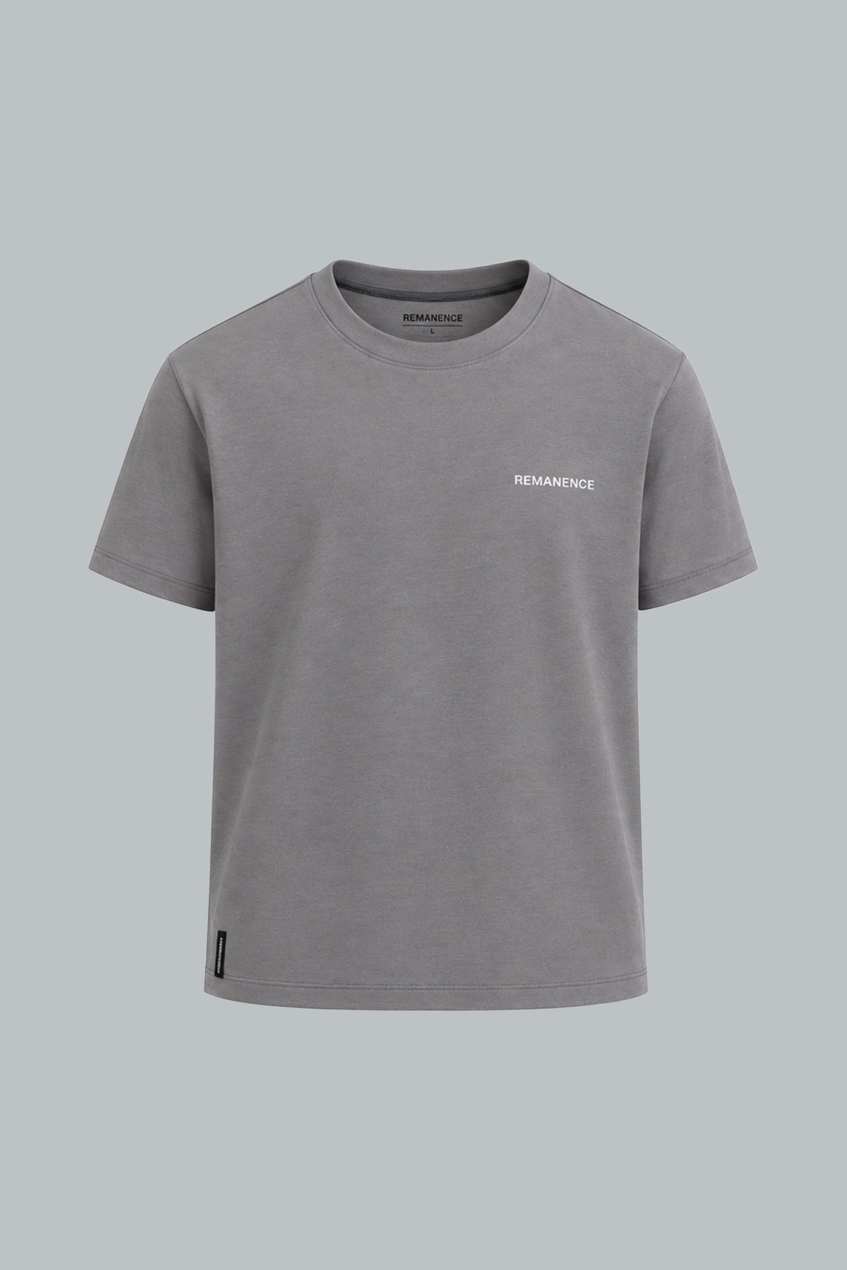 Camiseta gris para hombre fit relajado Track
