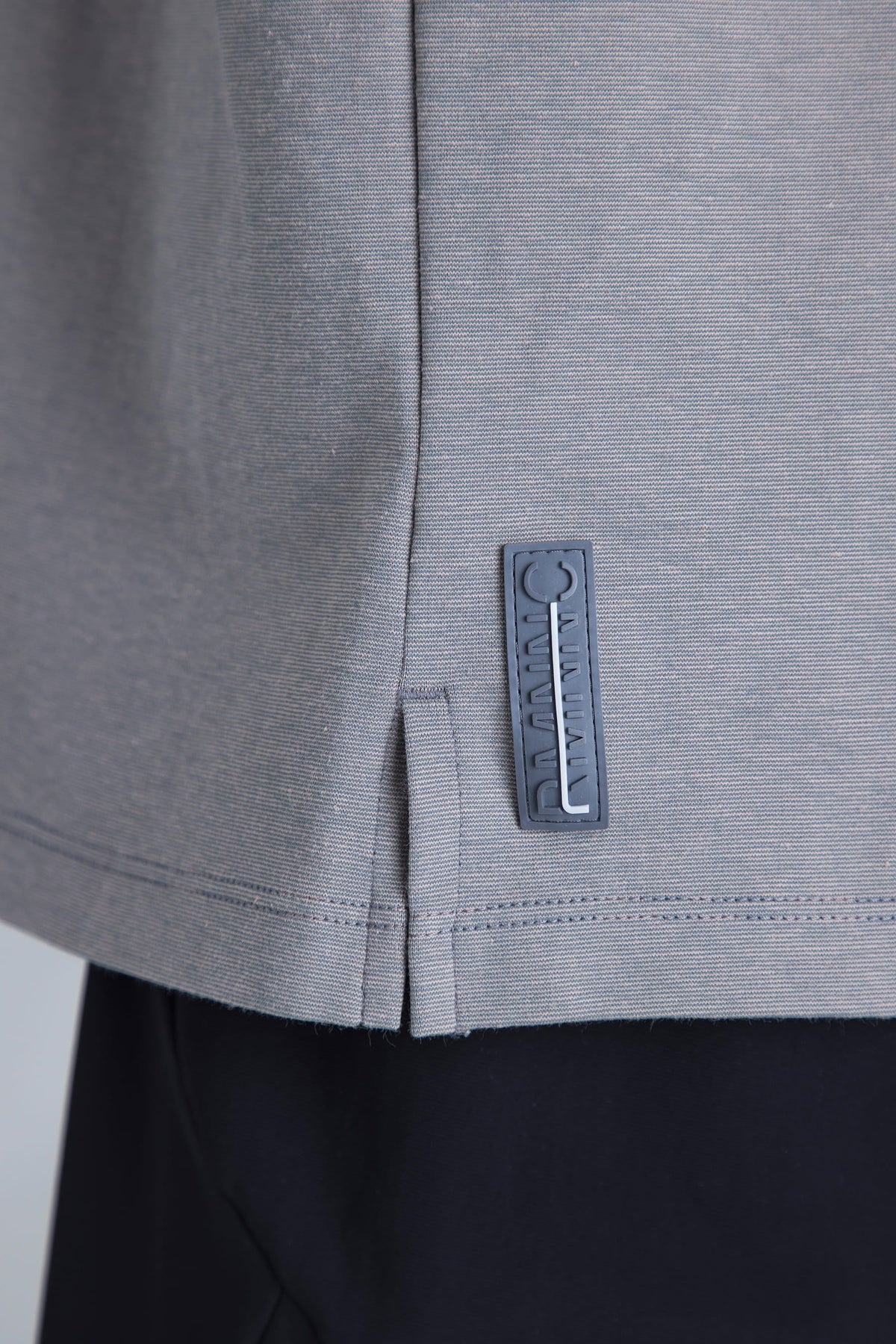 Camiseta gris para hombre fit relajado Track